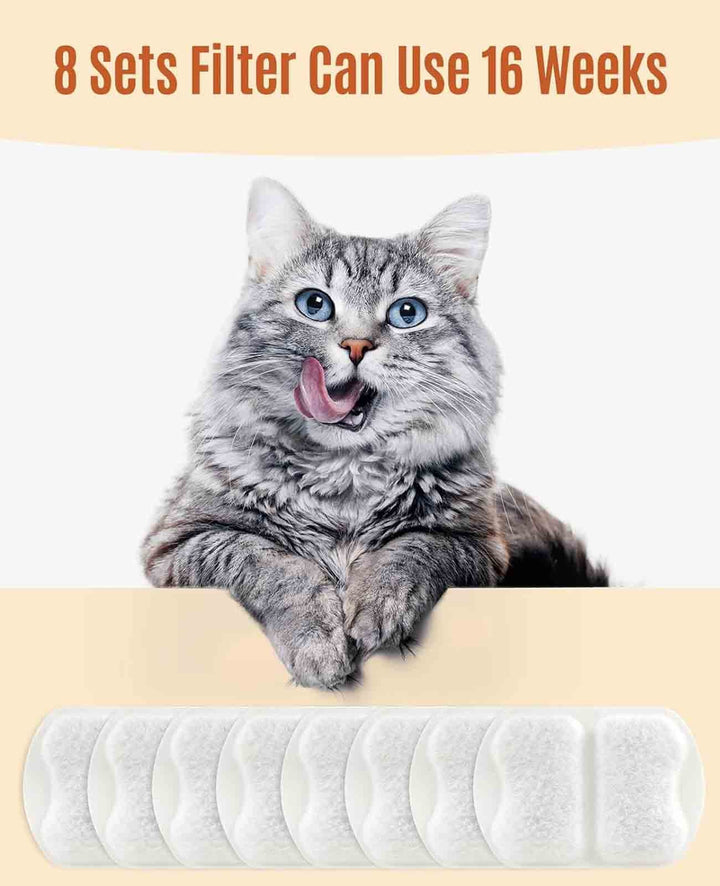 8 sets filter can use 16 weeks