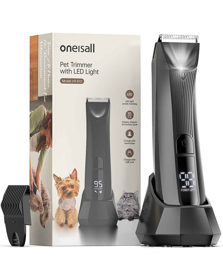 HT 872 - Oneisall Dog Hair Clippers with LED
