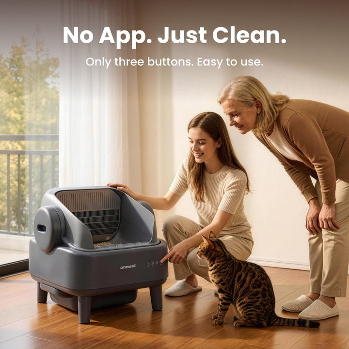 Oneisall Ease S1 Zelfreinigende Kattenbak