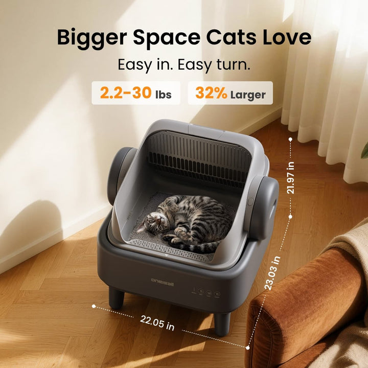 Oneisall Ease S1 Zelfreinigende Kattenbak