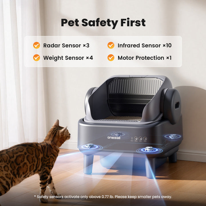 Oneisall Ease S1 Zelfreinigende Kattenbak