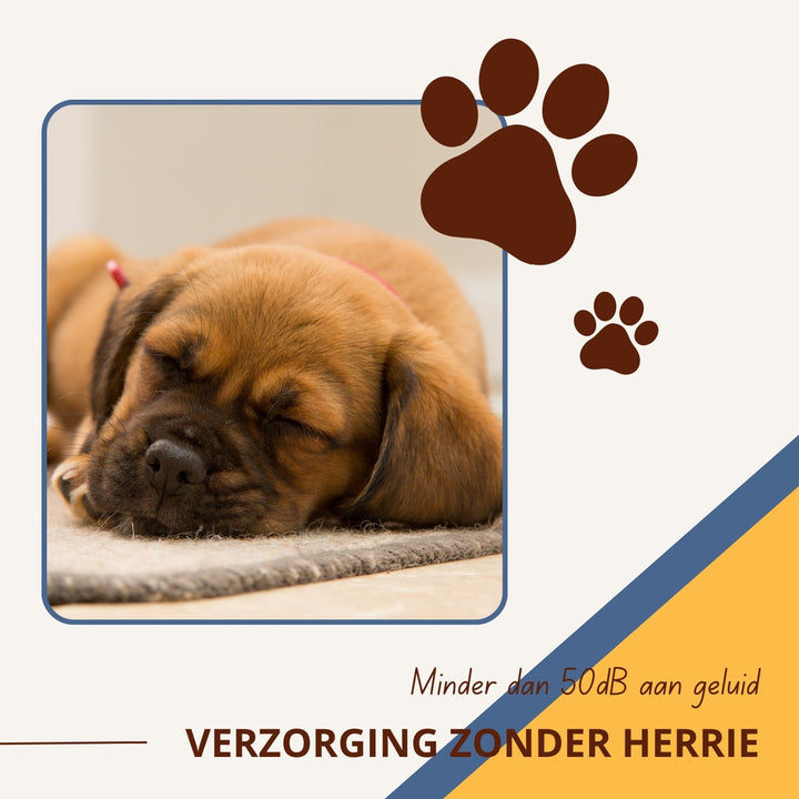 Oneisall 4-in-1 Stille Dierentondeuse voor Kat en Hond - Honden Trimset - Katten trimmer - Hondentondeuse & Hondentrimmer - Wit