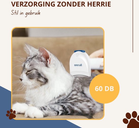 Oneisall Kyle Cozy-C1 - 8-in-1 Hondentondeuse Kit - Professionele Honden trimset - Dierentrimmer - Zuigen en Trimmen - Katten en honden - 2,5L Opvangbak - Hondenfohn - Stofzuiger voor Dierenharen