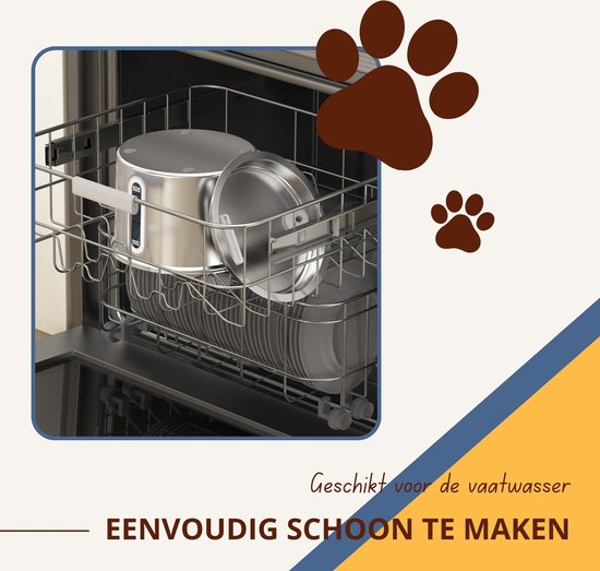Oneisall Drinkfontein Kat en Hond - PWF-001 CW11024 - Waterbak - Kattenfontein - Drinkfontein - 2 liter - Inclusief 3 filters
