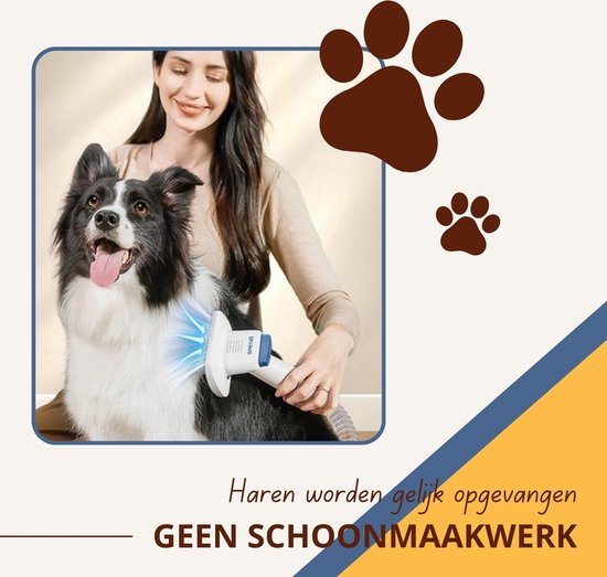Oneisall Kyle Cozy-C1 - 8-in-1 Hondentondeuse Kit - Professionele Honden trimset - Dierentrimmer - Zuigen en Trimmen - Katten en honden - 2,5L Opvangbak - Hondenfohn - Stofzuiger voor Dierenharen
