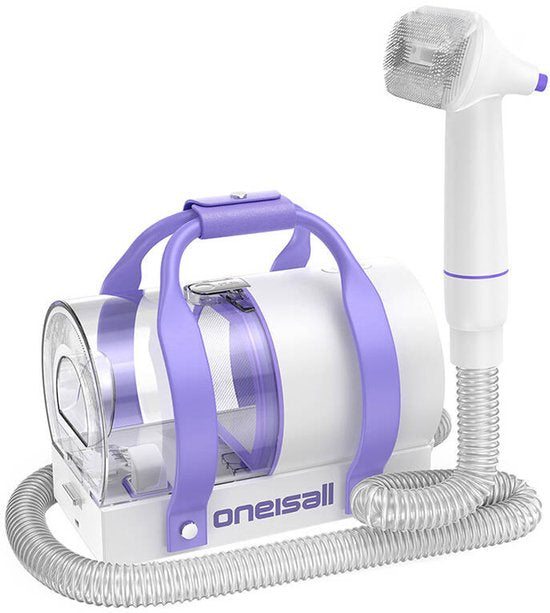 Oneisall - BM5 - Verzorgingsset voor huisdieren - Dierentrimmer - Zuigen en Trimmen - Katten en Honden - Stofzuiger voor Dierenharen - Draadloos - Draagbaar op reis - 2L Opvangbak