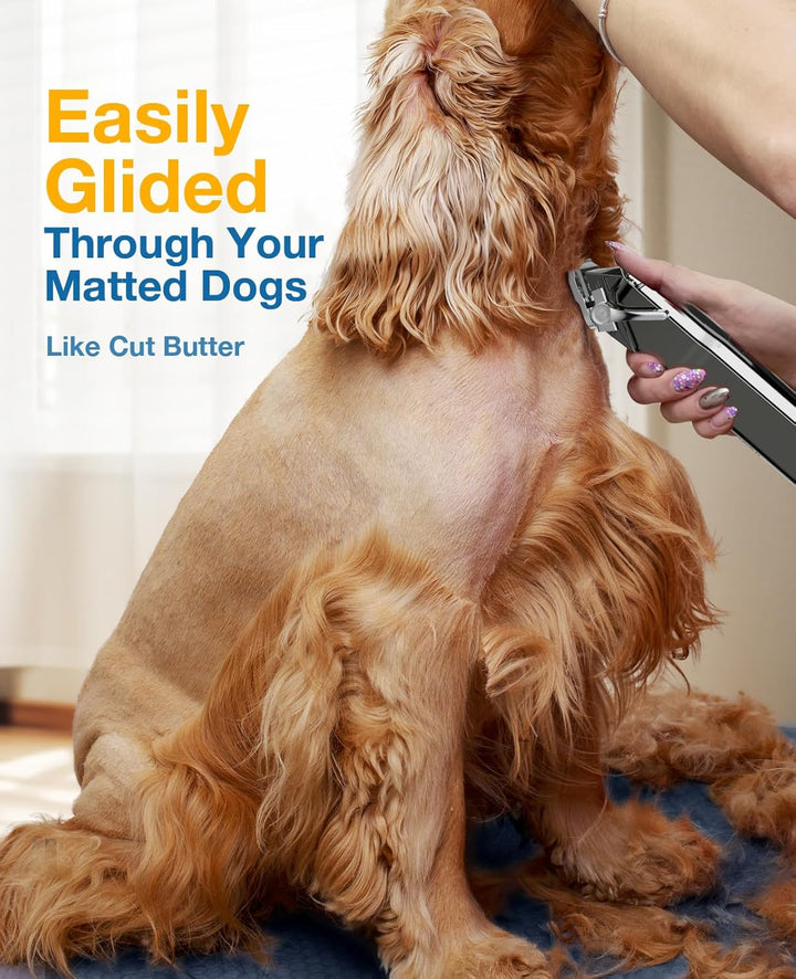 Oneisall Poot en vacht trimmer RFC-676 - Hondentondeuse - Dierentrimmer - Clippers - Draadloos - Oplaadbaar - Hondentondeuse - Kat en hond