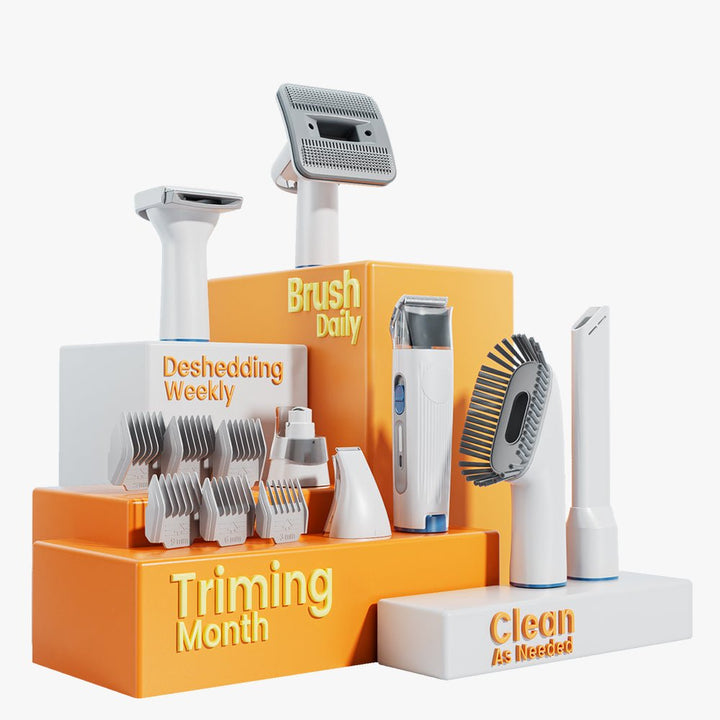 Oneisall LM2 Trimmerstofzuiger & Trimborstel & Ontklittingsborstel – Vervangende Set