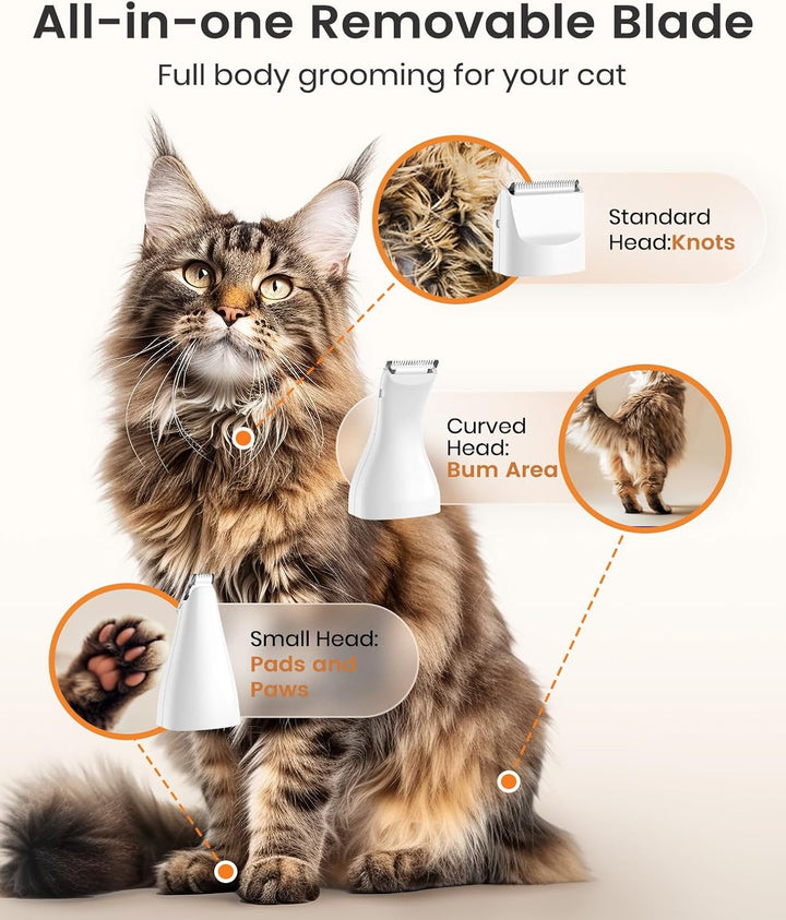 Oneisall N12 3-in-1 Kattentrimmerset