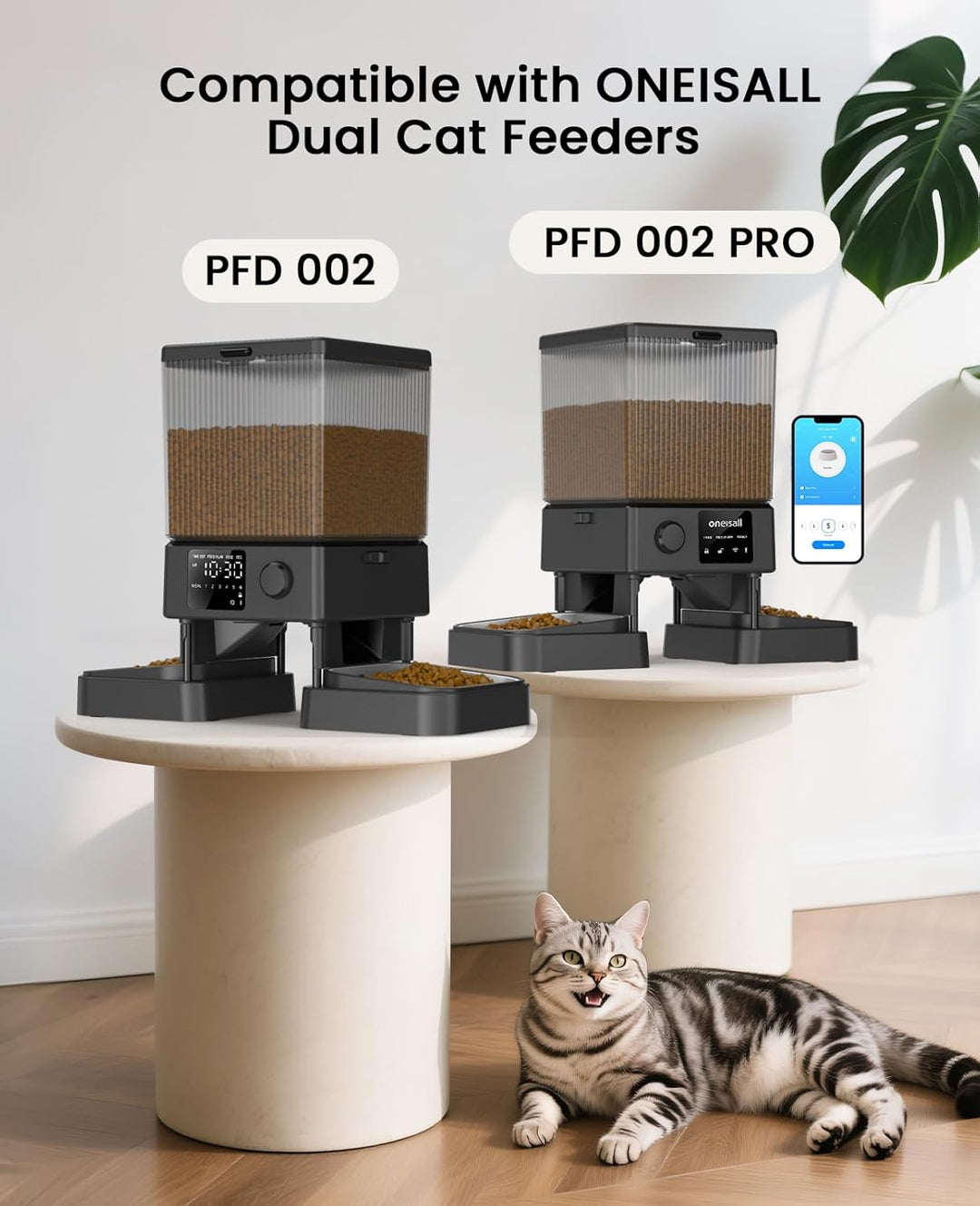 Oneisall Droogmiddelzakjes voor Droogvoer 6 Stuks voor Automatische Kattenvoederautomaten